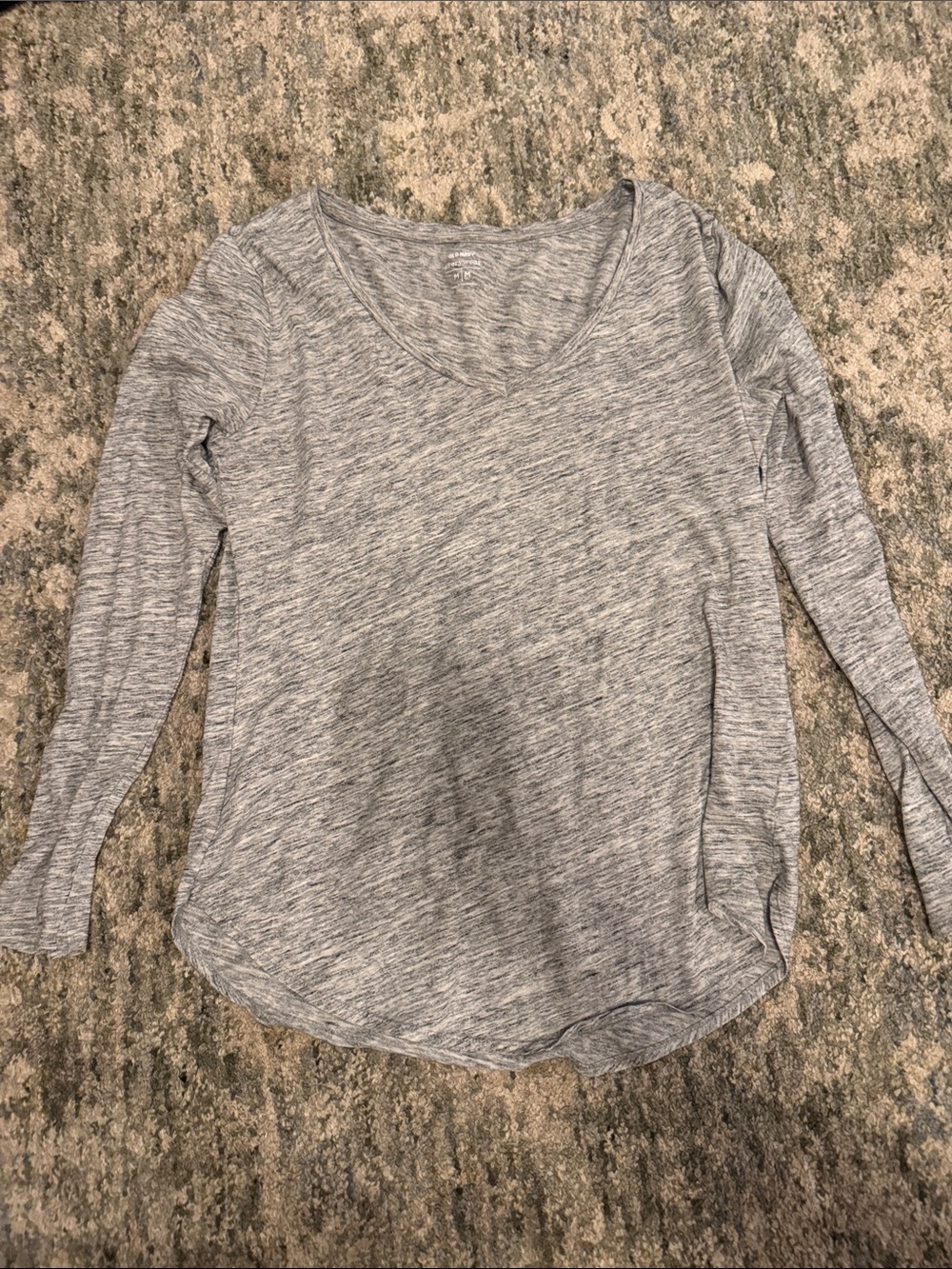 Women's Lightweight Long-Sleeve Scoop Neck Top - Gray